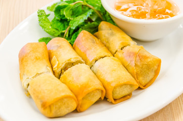 Fried spring rolls