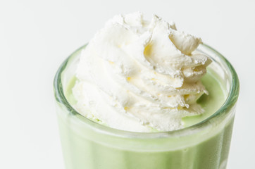 Green tea frappe