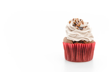 Cupcakes isolated on white background