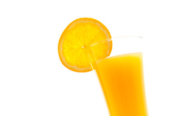 Orange juice glass