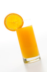 Orange juice glass