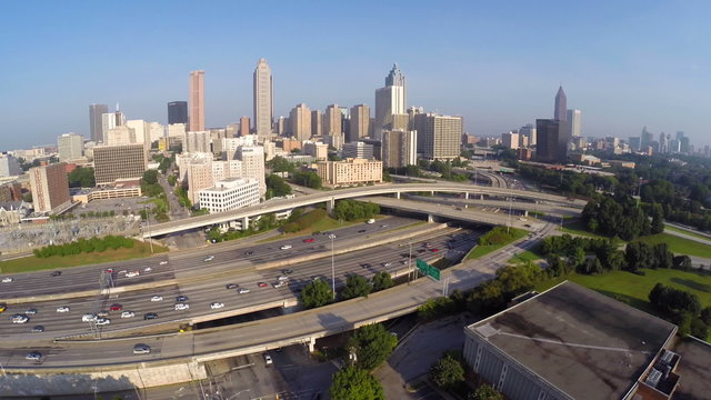 Aerial video Atlanta Georgia