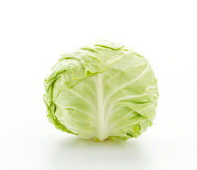 Cabbage isolated on white