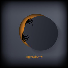 Halloween card vector illustration