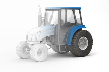 Obraz premium Tractor V - mix