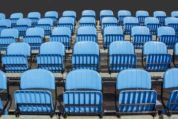 Fototapeta premium Blue Stadium Seats