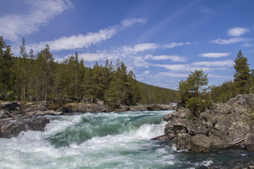 Wasserfälle im Ottadalen