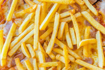 French fries Pizza