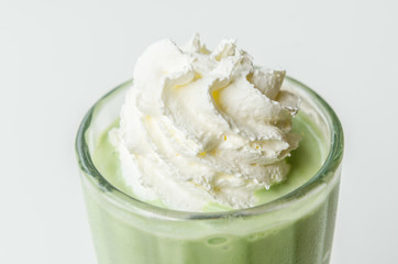Green tea frappe