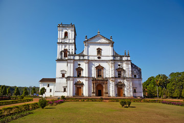 Se Cathedral. Old Goa, India. - obrazy, fototapety, plakaty