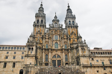Fototapeta na wymiar Santiago de Compostela Cathedral