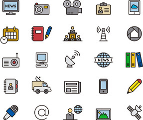 Journalism & Mass Media icons