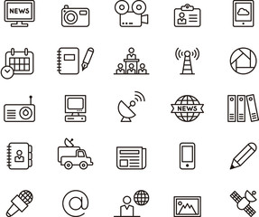 Journalism & Mass Media icons