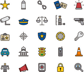 Police icons