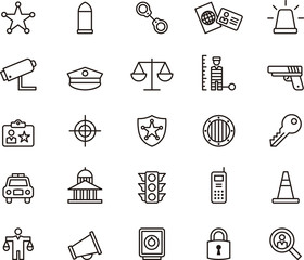 Police icons