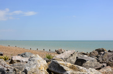 Fototapeta na wymiar Worthing seafront. Sussex. England