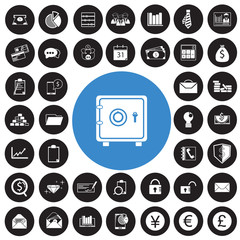 Finance and Money icons set