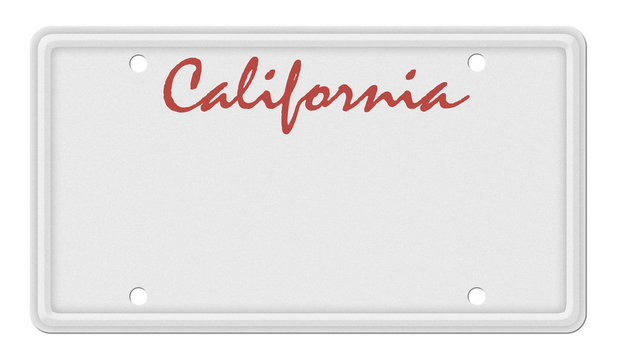 Free printable license plate template