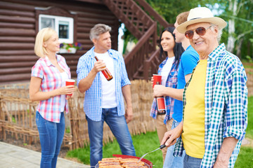 Obraz premium Happy grandparent