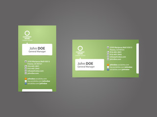 Professional Social Business Card