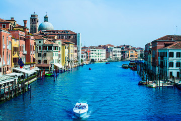 Grand canal of Venice city. Italy