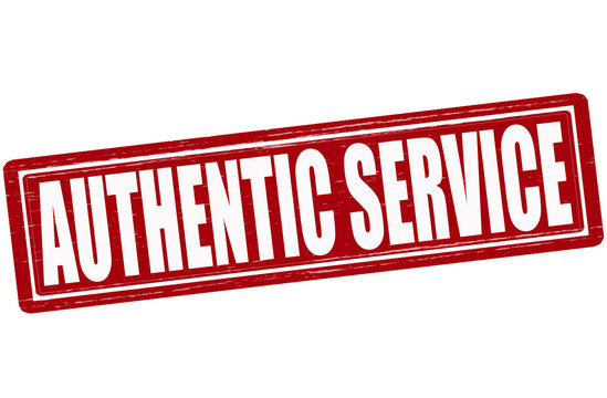 Authentic service