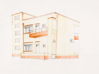 modern block of flats