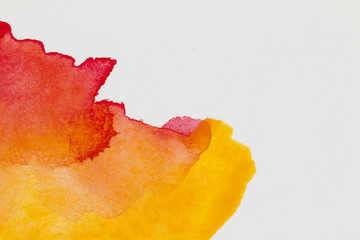 Watercolor blob.