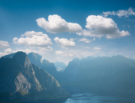 landscape of fjord