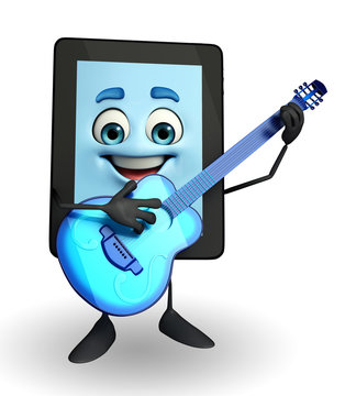 Tab Character with Guitar