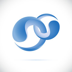 Sphere Abstract vector design template. Business