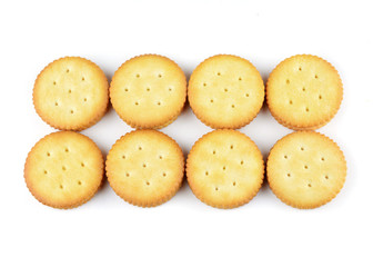 Cracker Isolated on White with Clipping Path