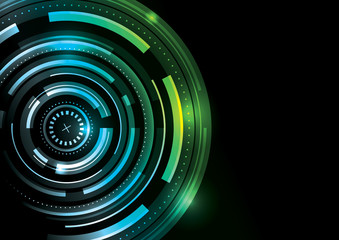 Glowing Technical Background