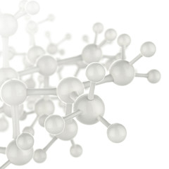 Abstract 3d molecules medical