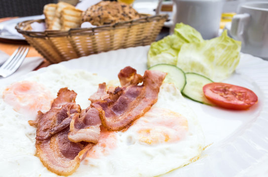 Prepared Egg and coffee