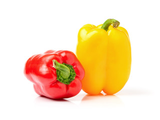 Sweet pepper isolated on a white background