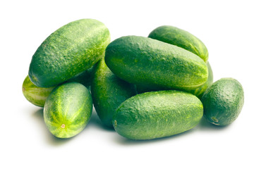 green cucumbers