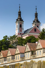 Church and hermitages in Camaldolese Monastery in Wigry, Poland
