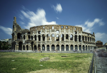 Fototapeta na wymiar The Colosseum in Rome