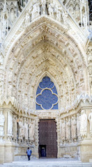 Medieval cathedral in Reims