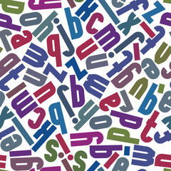 Repeatable letters pattern.