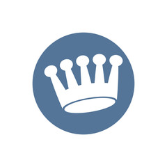 Crown icon, vector.