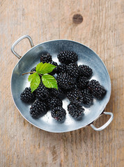 Fresh blackberries