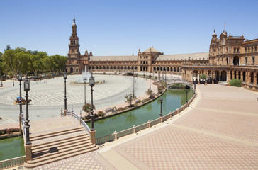 Fototapeta premium Spain Square view