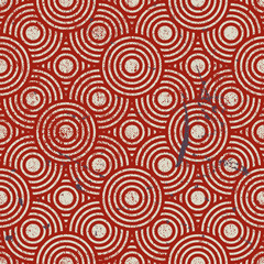 Vintage geometric seamless pattern, vector repeat background