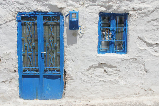 old doors. Greece