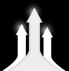 Fototapeta premium large up arrow illustration design