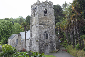 St Just in Roseland Church,Cornwall,England