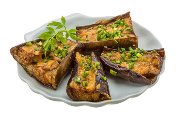 Grilled eggplant