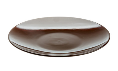 Brown plate